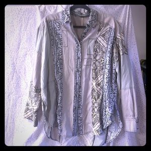 Free People button down